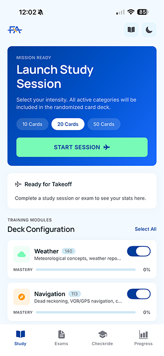 PPL Study Screen